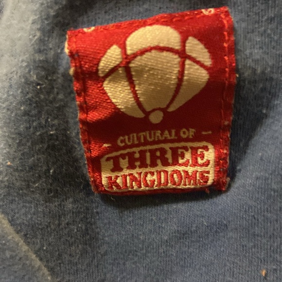 Good Luck The 3 Kingdoms XL Blue t-shirt short sleeved - Picture 3 of 5